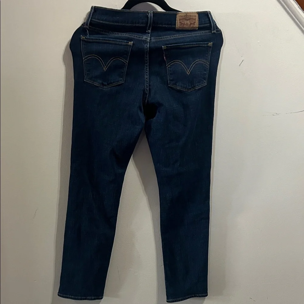 Levi's Dark Blue Women's Ankle Jeans
